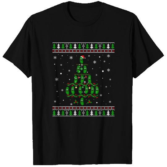 Pickle Tree Santa Pickle Fruit Ugly T Shirts