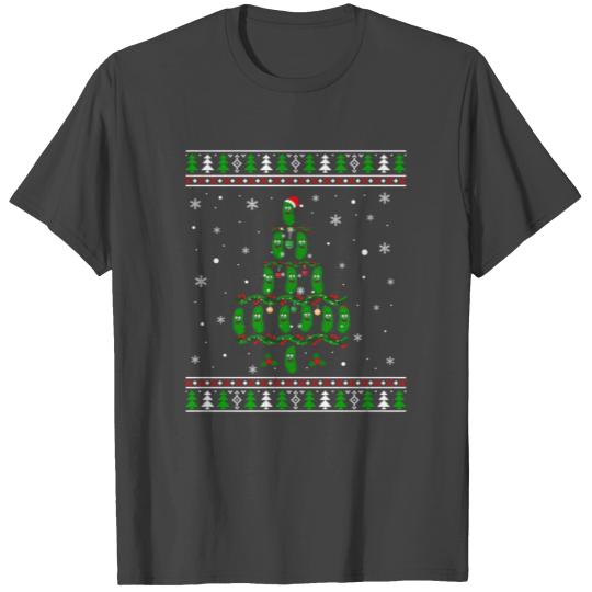 Pickle Tree Santa Pickle Fruit Ugly T Shirts