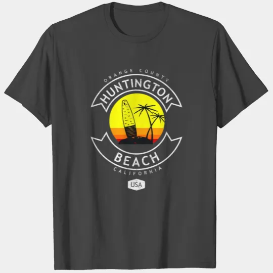 Huntington Beach California Surf T Shirts