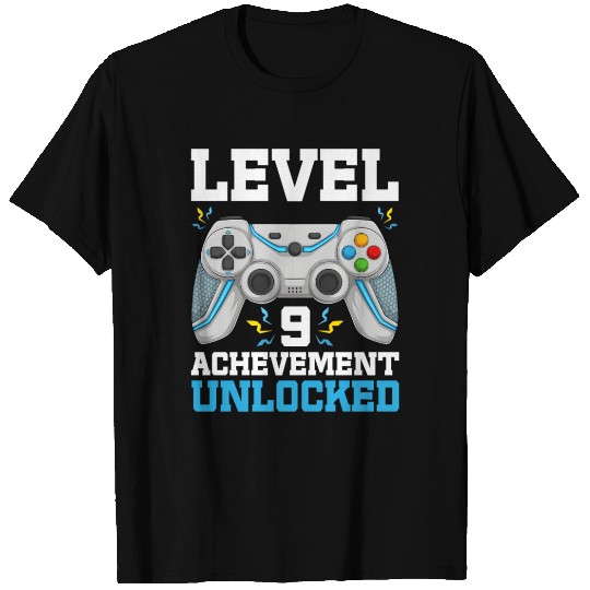 Nine 9Yr Bday Son Gamer 9Th 9 T Shirts