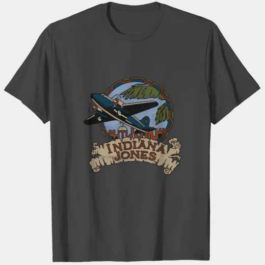 Lucasfilm Indiana Jones Adventure Plane T Shirts