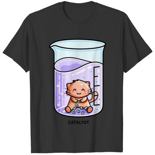 Catalyst Cute Chemistry Cat Pun T Shirts