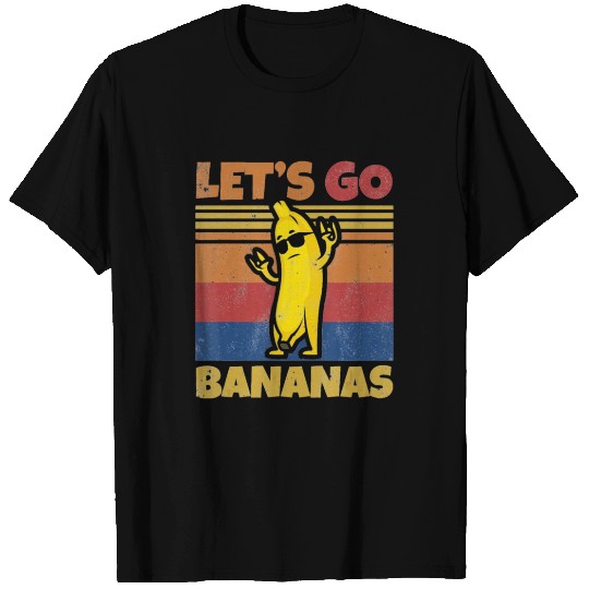 Retro Banana Let Us Go Banana Rocker Bananas Tank T Shirts