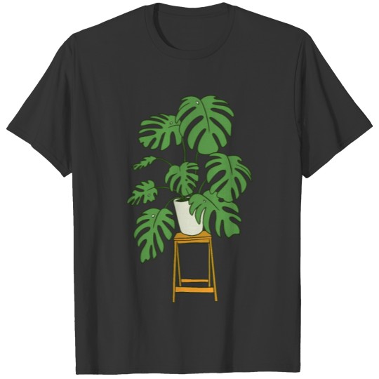 Monstera Deliciosa House Indoor Plant T Shirts