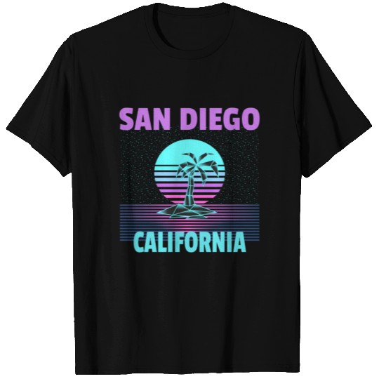 San Diego Vacation - Palm Tree T Shirts