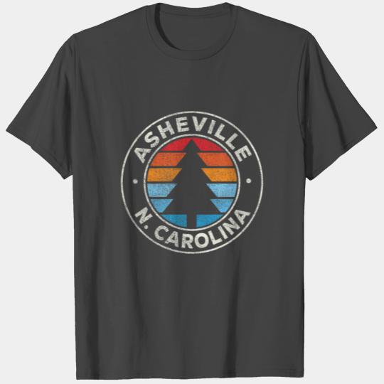 Asheville North Carolina Nc 70S T Shirts