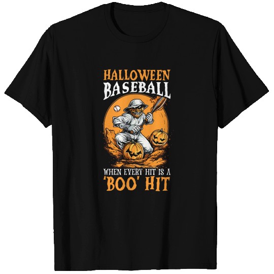 Baseball Halloween Trick Or Treat Baseball Player T Shirts