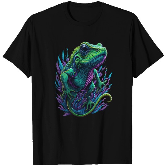 Neon Lizard Colourful T Shirts
