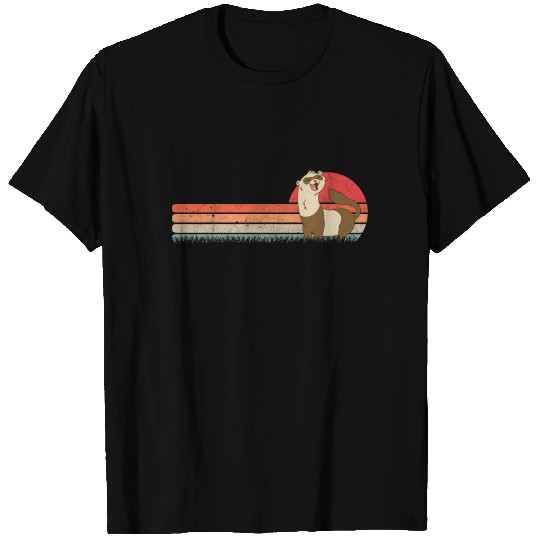 Ferret Retro Weasel Vintage T Shirts