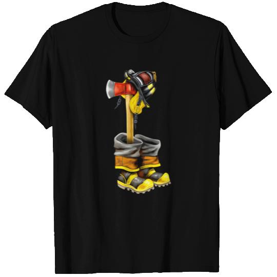 Honor The Fallen Firefighter T Shirts