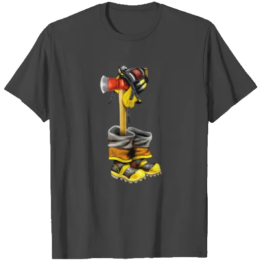 Honor The Fallen Firefighter T Shirts
