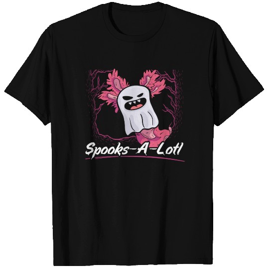 Axolotl Halloween Trick Or Treat Amphibian Axolotl T Shirts