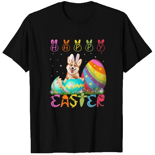 Easter Day Corgi Dog Family Easter T Shirts