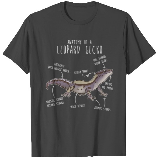 Lavender Stripe Leopard Gecko Lizard Reptile T Shirts