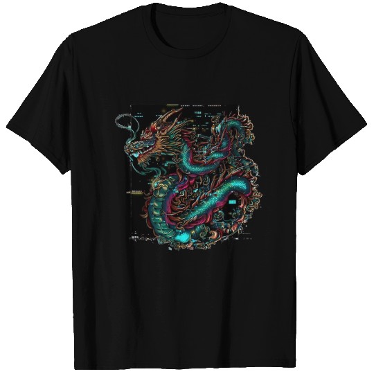 Digital Dragon T Shirts