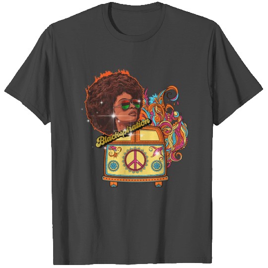 Classic 1970s street art soul singer print Classic T Shirts