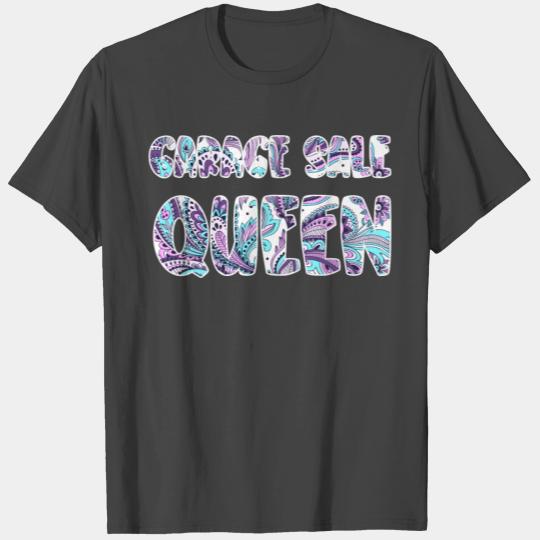 Garage Sale Queen paisley T Shirts