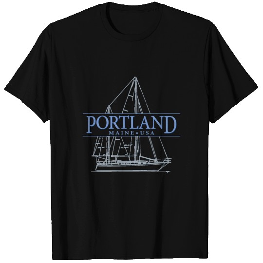 Portland Maine Sailing T Shirts
