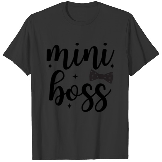 Mini BOSS,cute baby boss bodysuit,baby shower gift T Shirts
