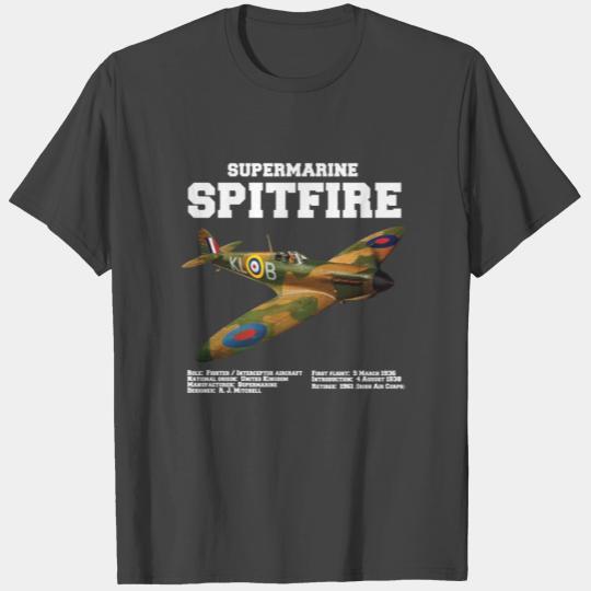 Supermarine Spitfire | WW2 Plane T Shirts
