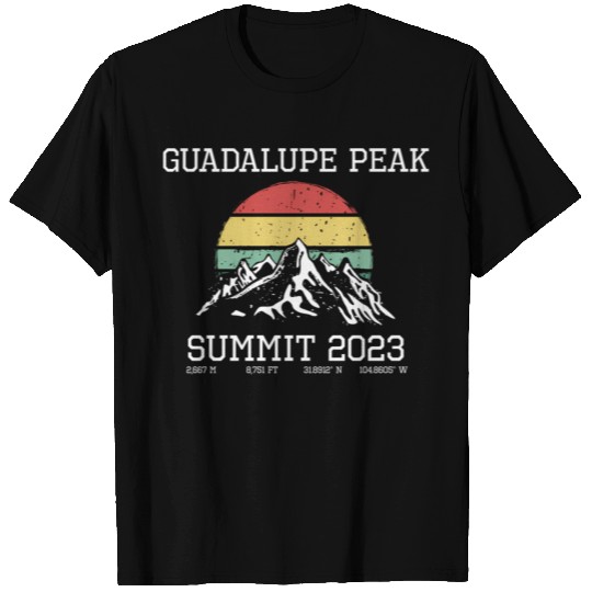 Climbed Guadalupe Peak Summit 2023 Hike Texas Usa T Shirts