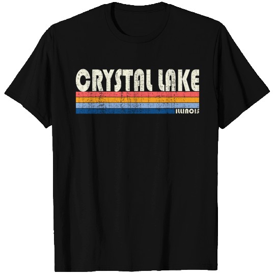 70S 80S Style Crystal Lake Il T Shirts