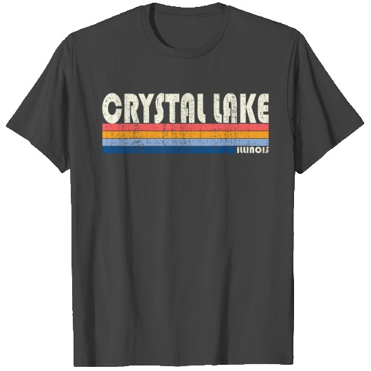 70S 80S Style Crystal Lake Il T Shirts