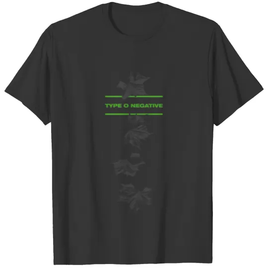 Type O Negative Leaves Double Sided Black T Shirts