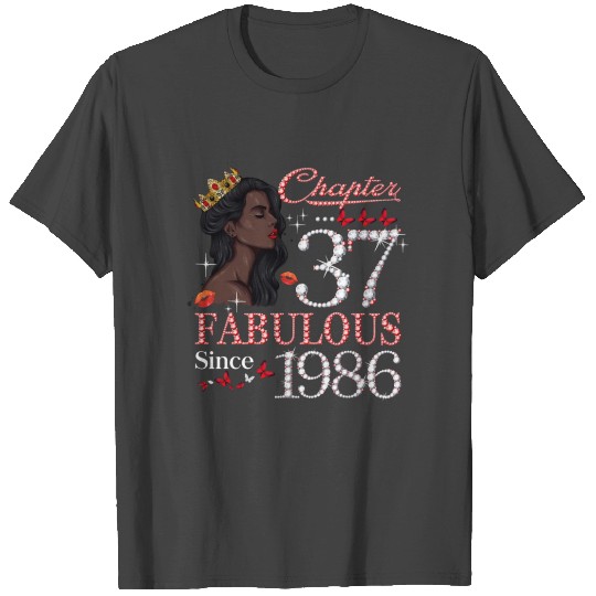 Chapter 37 Fabulous Since 1986 37Th Queen Diamond T Shirts