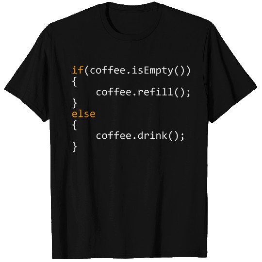 Programmer Coffee For Coders T Shirts