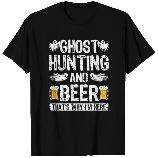 Ghost Hunting Paranormal Researcher Ghost T Shirts