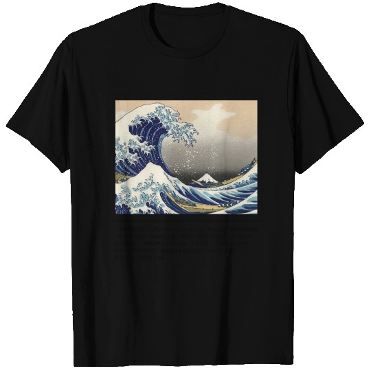 The Great Wave off Kanagawa light T Shirts