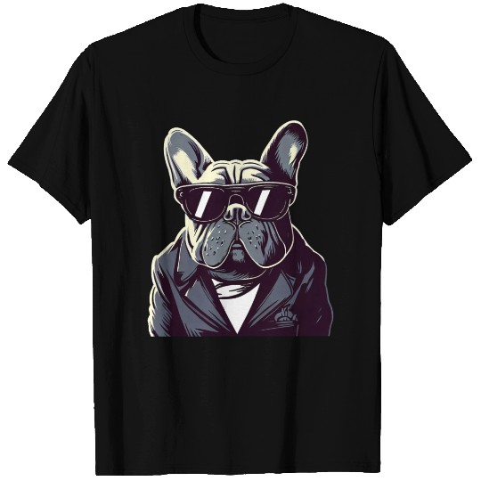 Frenchie The Party Man T Shirts