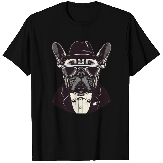 Frenchie The Gangster T Shirts