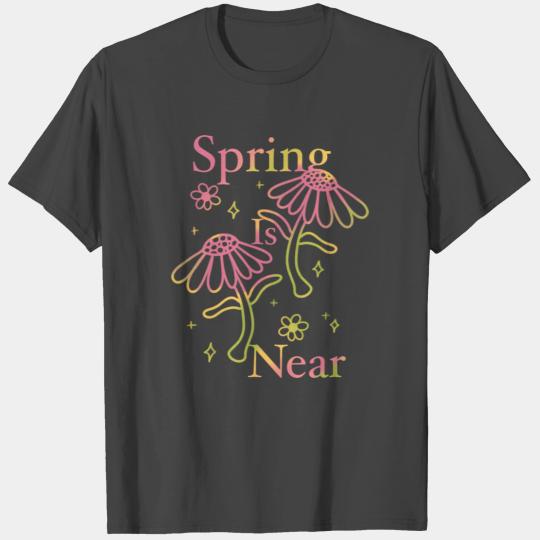 Cute Batik Flower Spring Design T Shirts