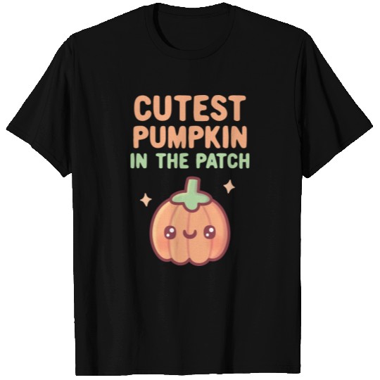 Cutest Pumpkin In The Patch Autumn Doodle T Shirts