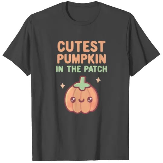 Cutest Pumpkin In The Patch Autumn Doodle T Shirts