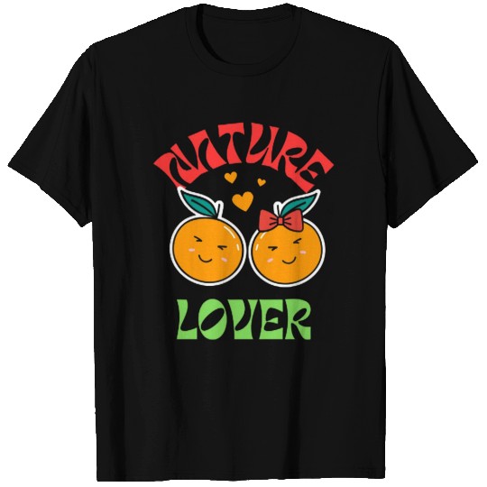 Nature Lover Cute Orange T Shirts