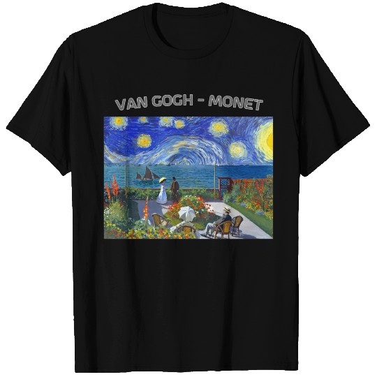 Starry Night Garden At Sainte Adresse Impressionis T Shirts
