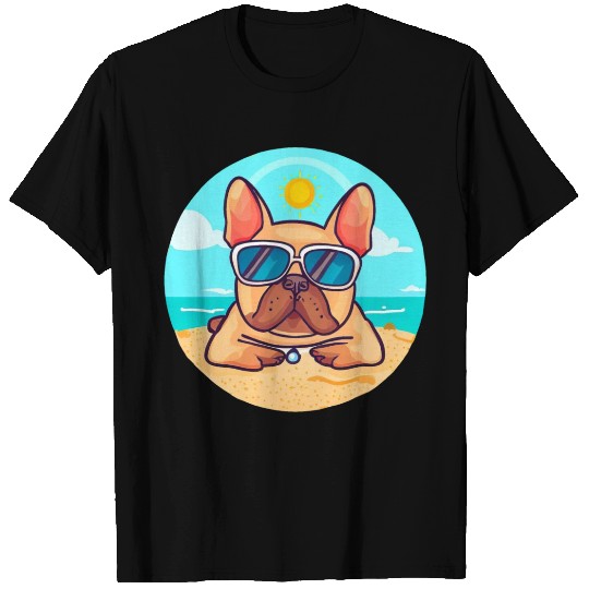 French Bulldog on Vacation T Shirts