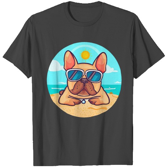 French Bulldog on Vacation T Shirts