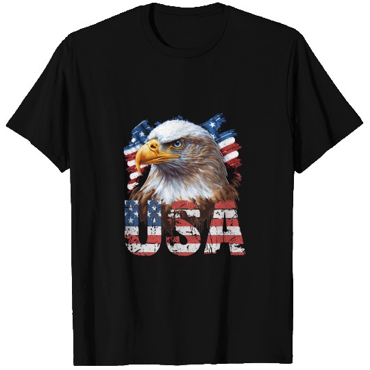 Patriotic Eagle 014 T Shirts