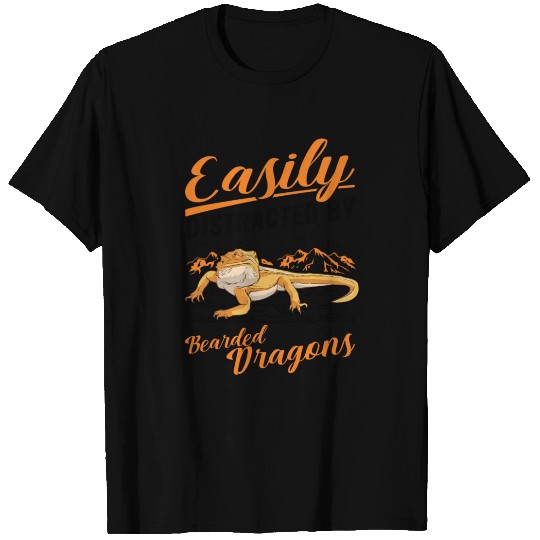Easily Distracted By Bearded Dragons Dragon T Shirts
