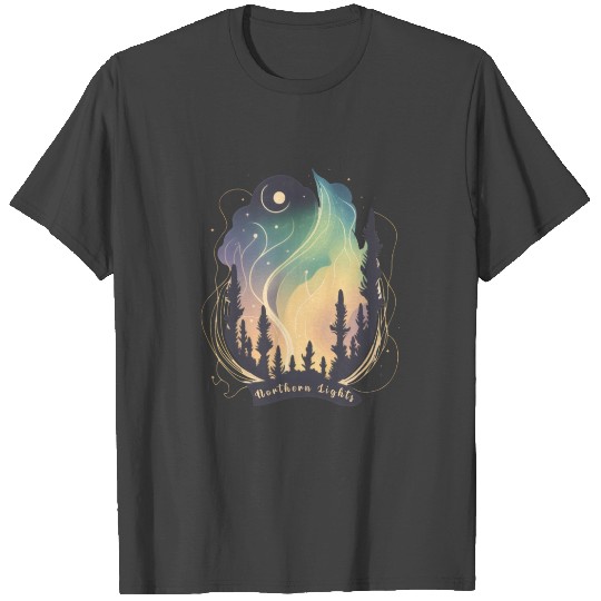 Aurora Borealis Northern Lights Beautiful and T Shirts