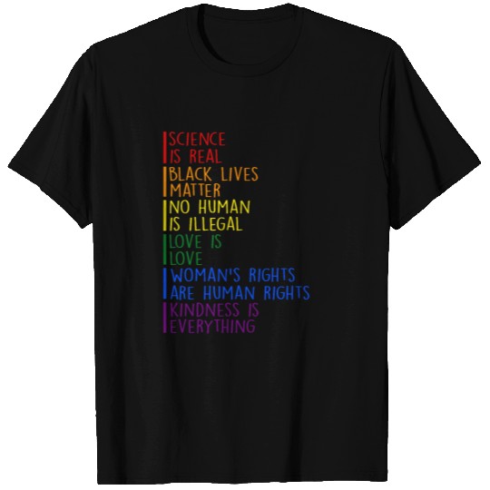 Gay Pride Science Is Real Black Lives Matter T Shirts