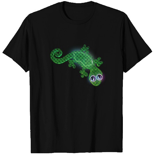 Green lizard T Shirts