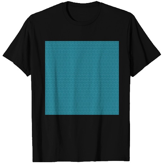 Retro Teal Pattern T Shirts