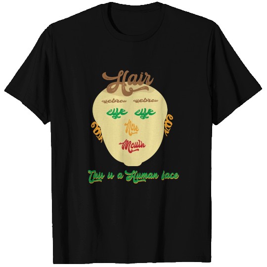 this is a human face T Shirts