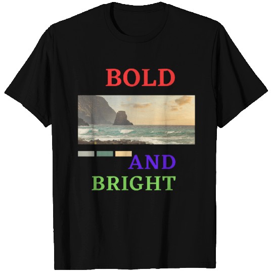 Red Blue Green Bold and Bight T Shirts