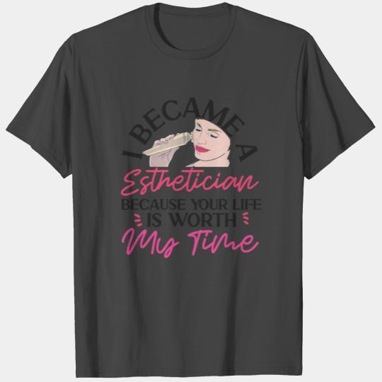 Cute Licensed Esthetician Skincare T Shirts